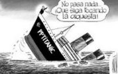 !!NO Pasa nada que siga tocando la Orquesta !! El Titanic se hunde!!!