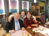 Olle Johansson, Montse Ferrer (Oikos ambiental) y Alicia Ninou (Alish) durante su visita a Barcelona